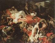 Eugene Delacroix the death of sardanapalus oil on canvas